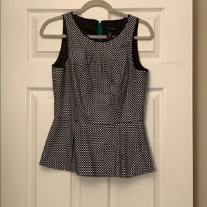 White and black shirt